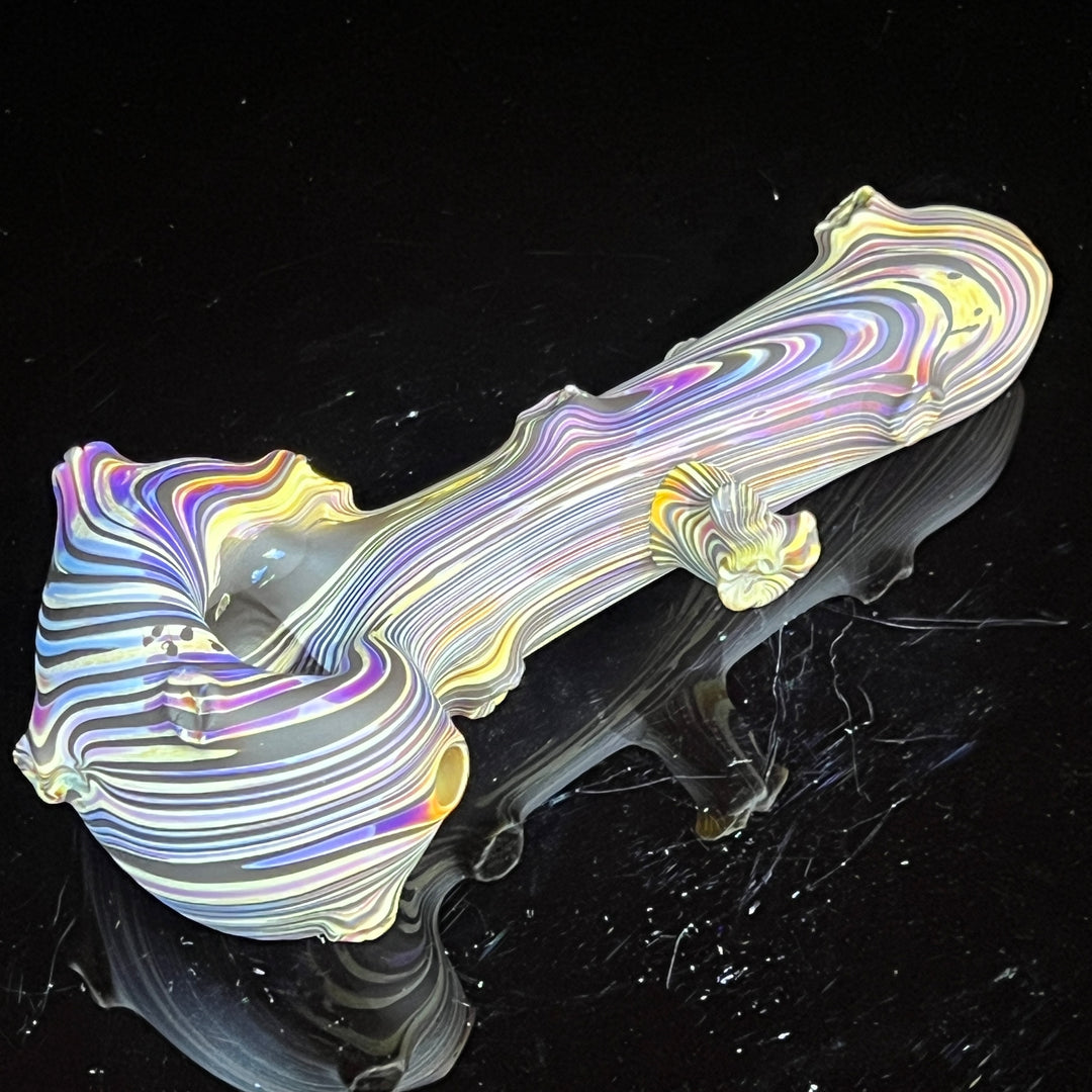 Woodgrain Branch Spoon Glass Pipe Wazoo Glass