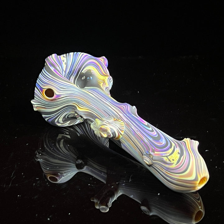 Woodgrain Branch Spoon Glass Pipe Wazoo Glass