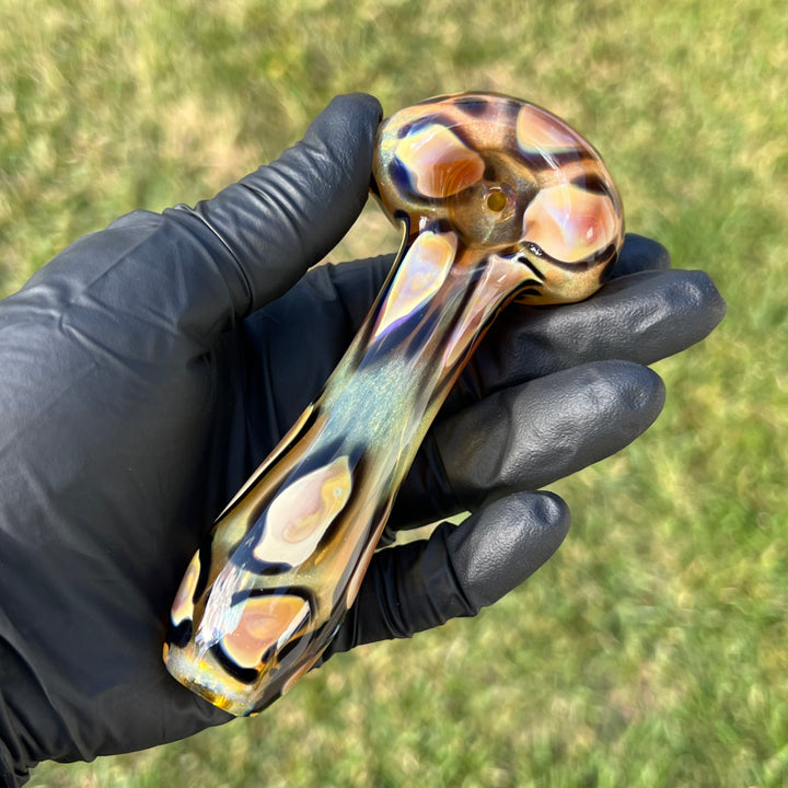 Leopard Pipe Glass Pipe Beezy Glass   