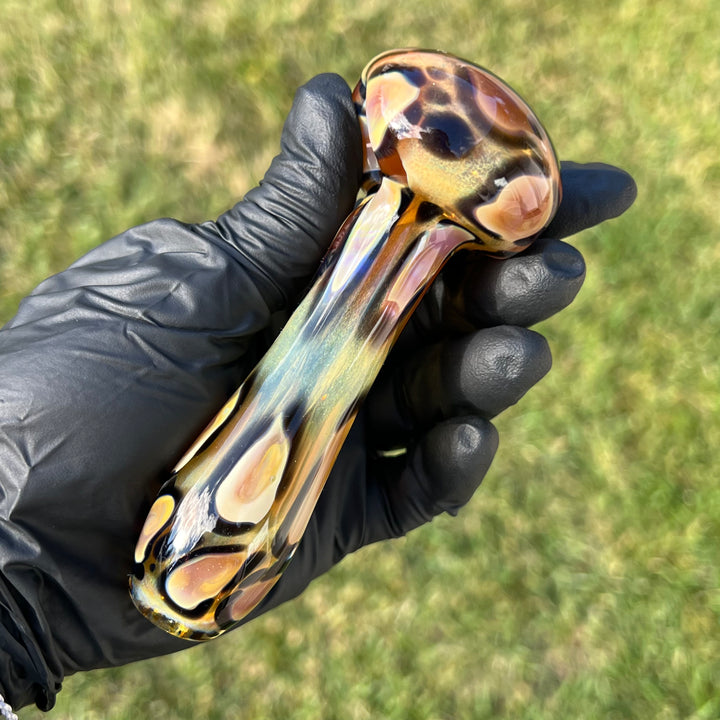 Leopard Pipe Glass Pipe Beezy Glass   