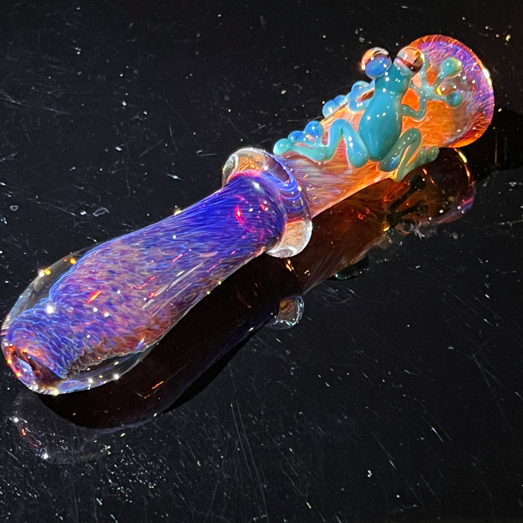 Frog Chillum Glass Pipe Beezy Glass   