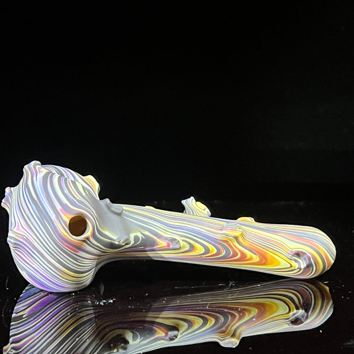 Woodgrain Branch Spoon Glass Pipe Wazoo Glass