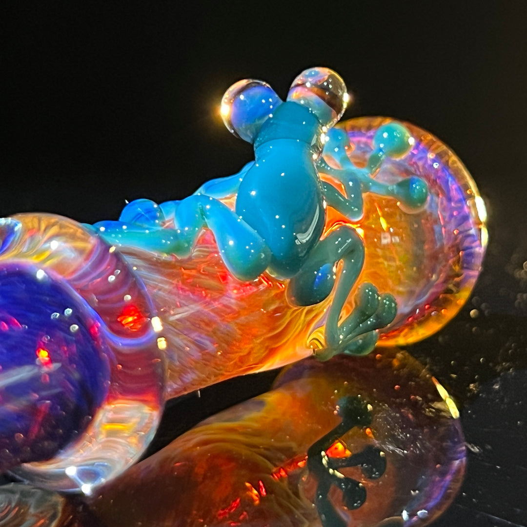 Frog Chillum Glass Pipe Beezy Glass   