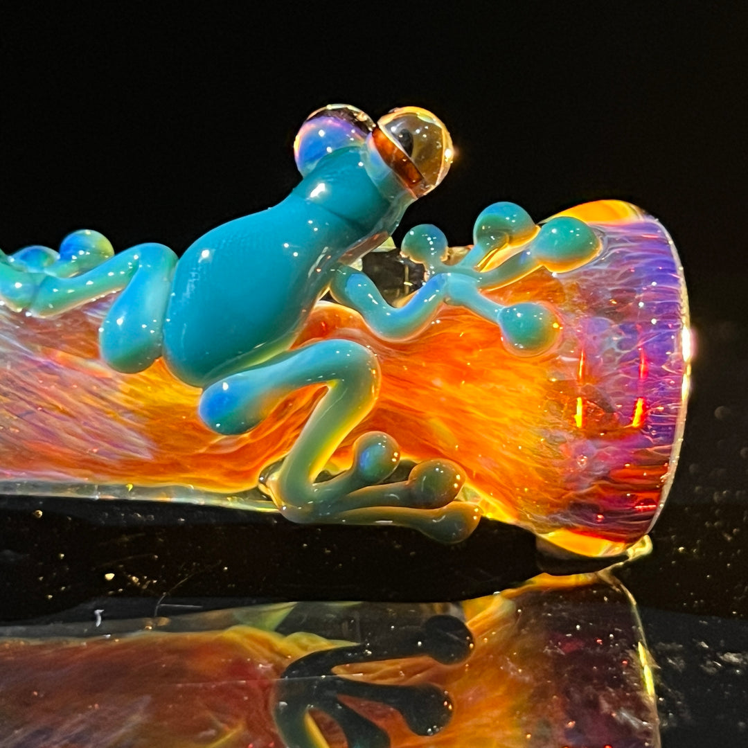 Frog Chillum Glass Pipe Beezy Glass   