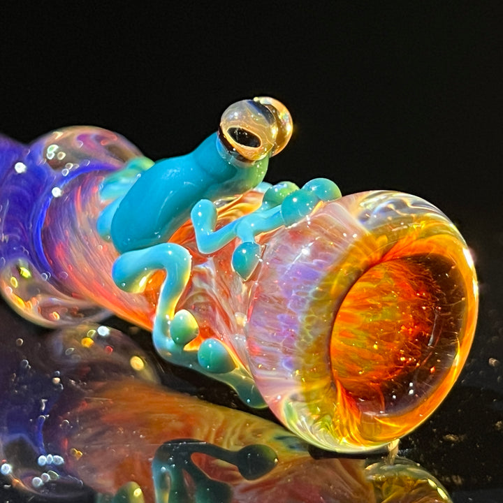 Frog Chillum Glass Pipe Beezy Glass   