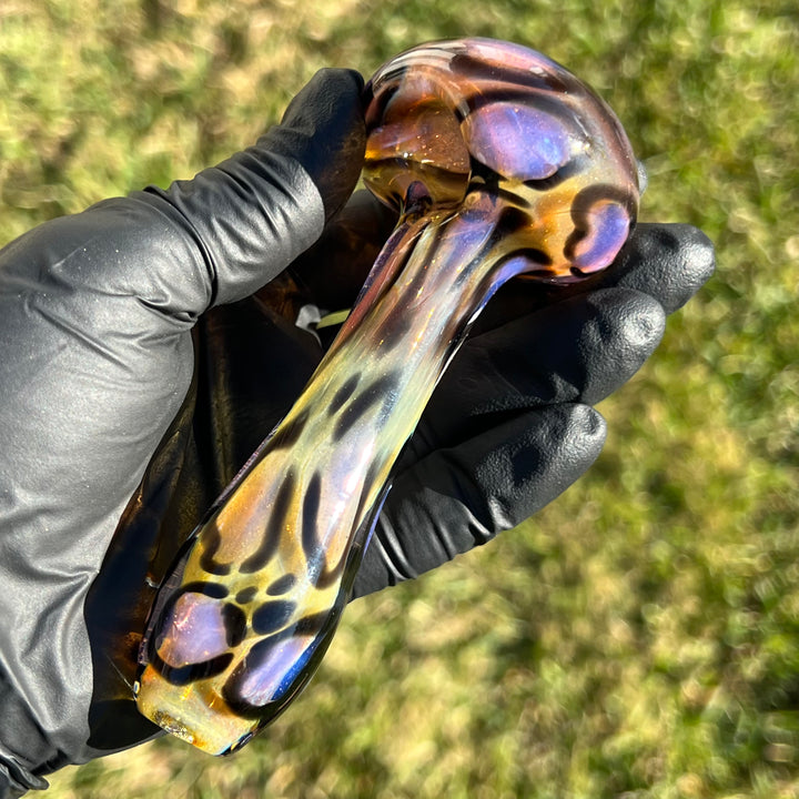 Leopard Pipe Glass Pipe Beezy Glass   