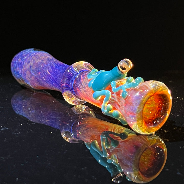 Frog Chillum Glass Pipe Beezy Glass   