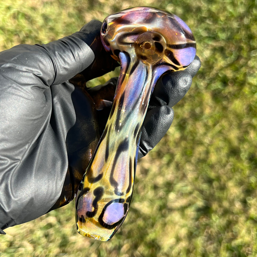 Leopard Pipe Glass Pipe Beezy Glass   