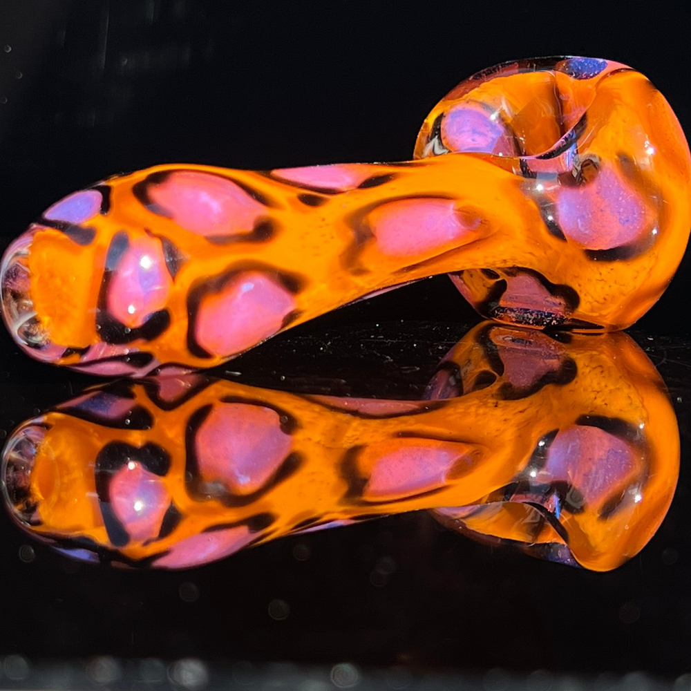 Leopard Pipe Glass Pipe Beezy Glass   