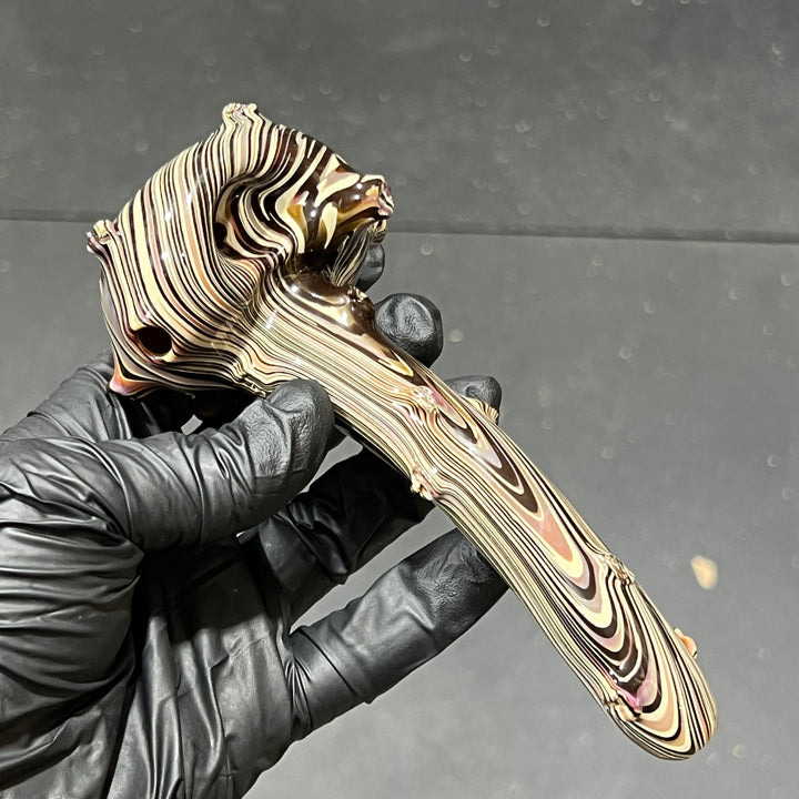 The Hunter Woodgrain Spoon Glass Pipe Wazoo Glass