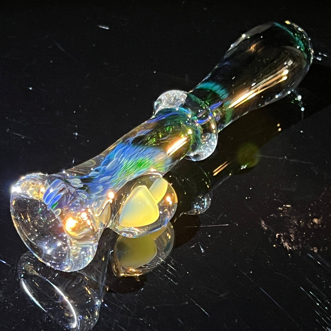 Mushroom Chillum Glass Pipe Beezy Glass   