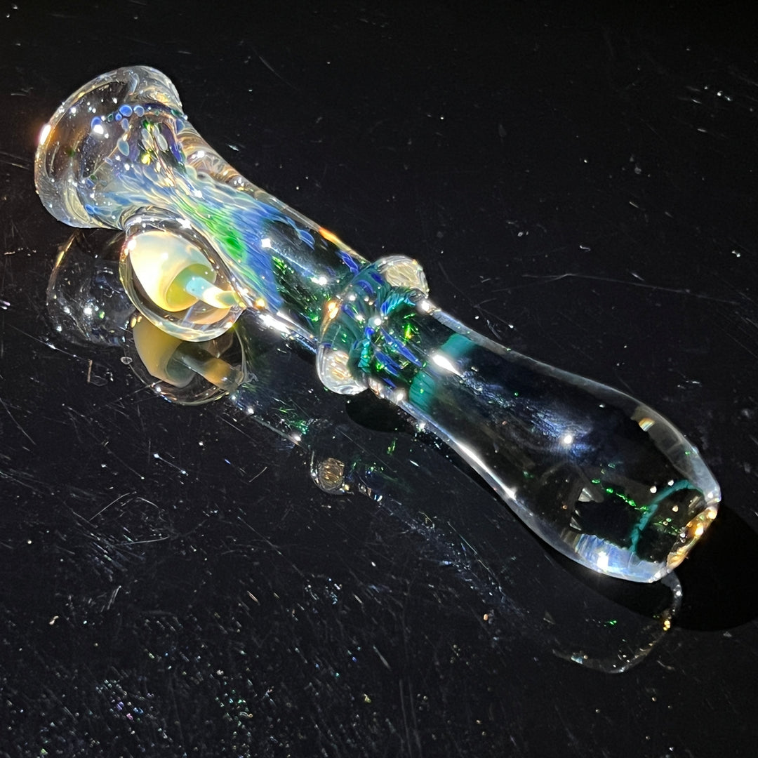 Mushroom Chillum Glass Pipe Beezy Glass   