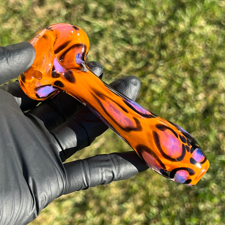 Leopard Pipe Glass Pipe Beezy Glass   