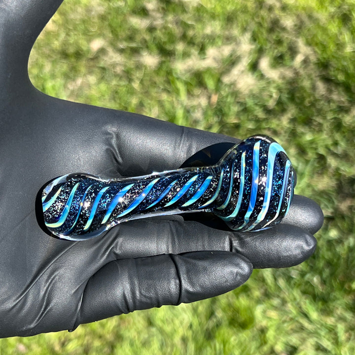 Dichro 4 Strip Glass Pipe Glass Pipe Tiny Mike   