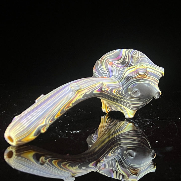 The Hunter Woodgrain Spoon Glass Pipe Wazoo Glass