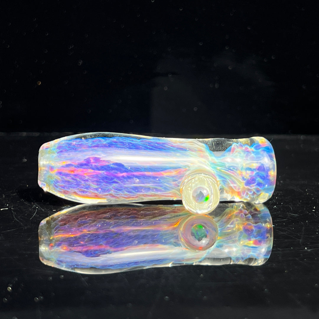 Purple Ghost Opal Chillum Glass Pipe Tako Glass   