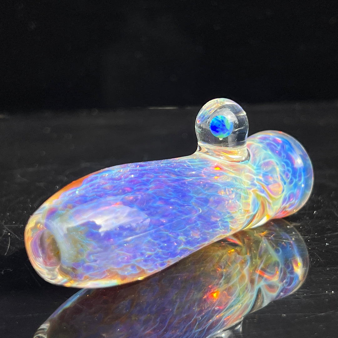 Purple Ghost Opal Chillum Glass Pipe Tako Glass   