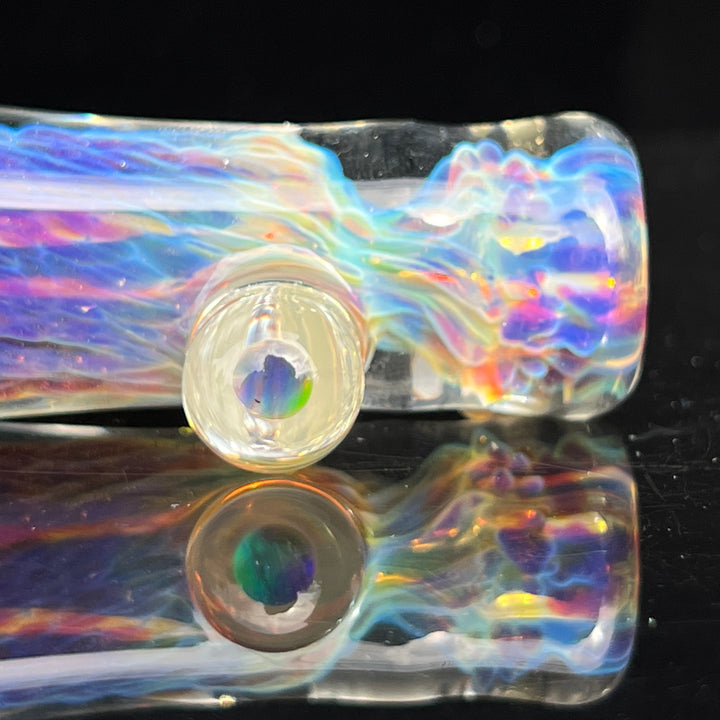 Purple Ghost Opal Chillum Glass Pipe Tako Glass   