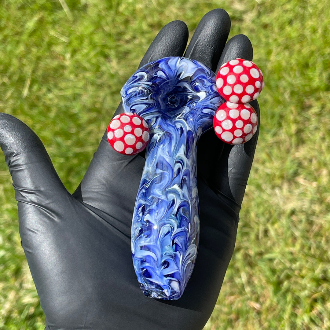 Mushroom Glass Pipe Combo Glass Pipe GXG Studio   