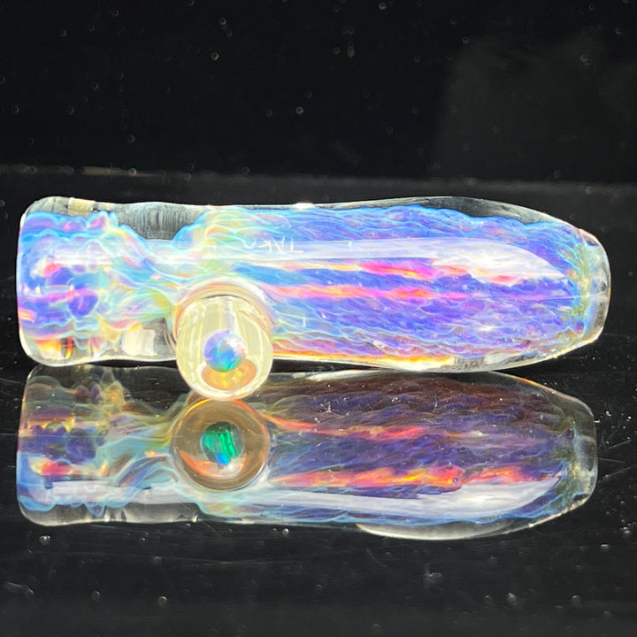 Purple Ghost Opal Chillum Glass Pipe Tako Glass   