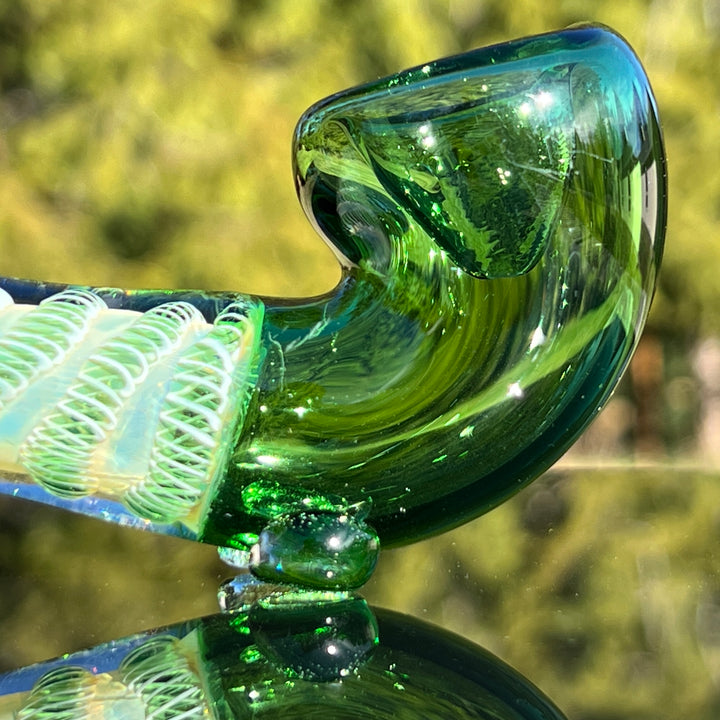 Green Dragon Gandalf Glass Pipe TG