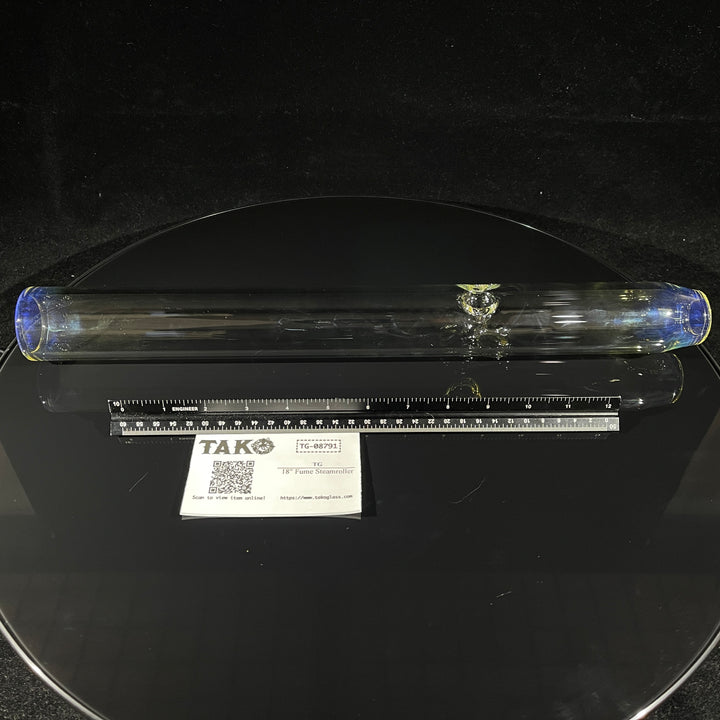 18" Fume Steamroller Glass Pipe TG