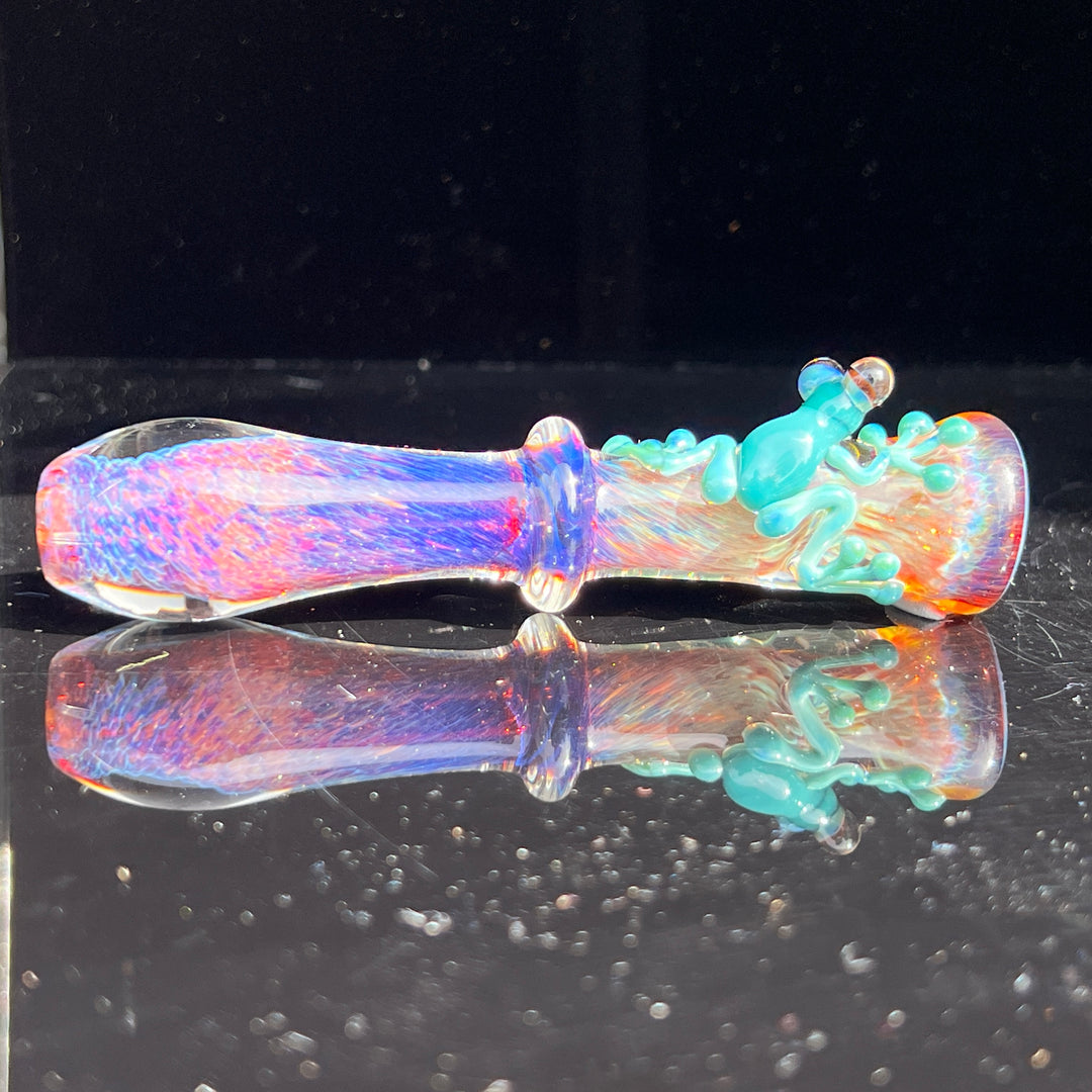 Frog Chillum Glass Pipe Beezy Glass   