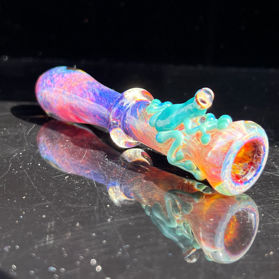 Frog Chillum Glass Pipe Beezy Glass   