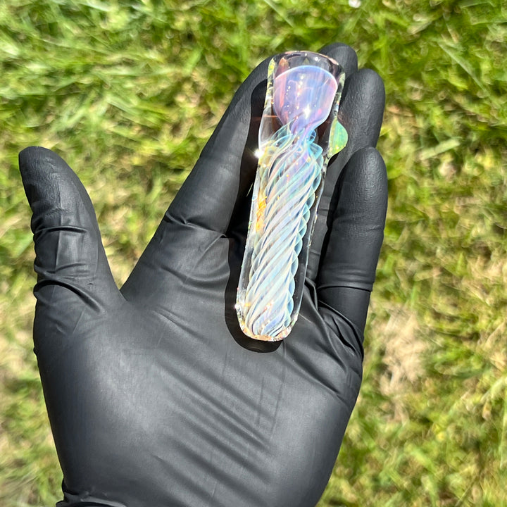 Thick Fume Chillum Glass Pipe Chuck Glass   