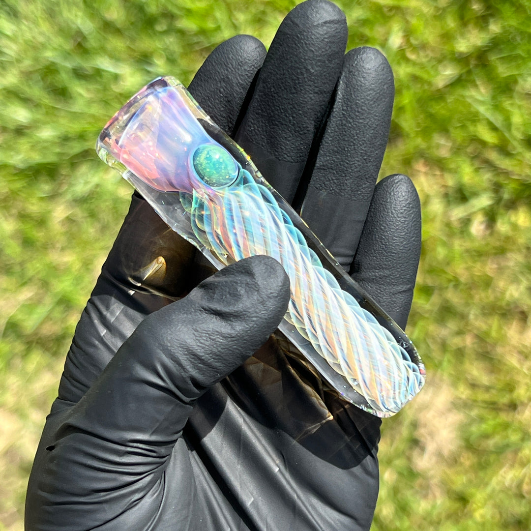 Thick Fume Chillum Glass Pipe Chuck Glass   