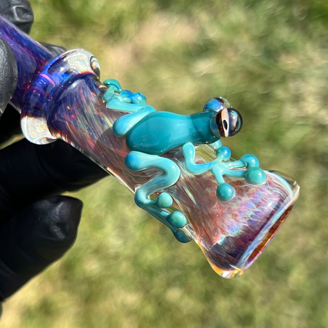 Frog Chillum Glass Pipe Beezy Glass   