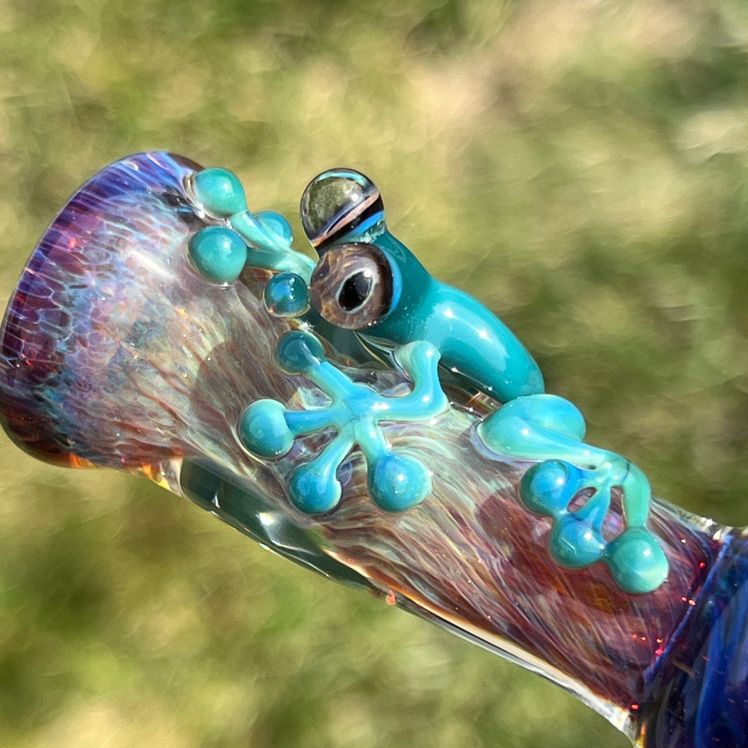 Frog Chillum Glass Pipe Beezy Glass   