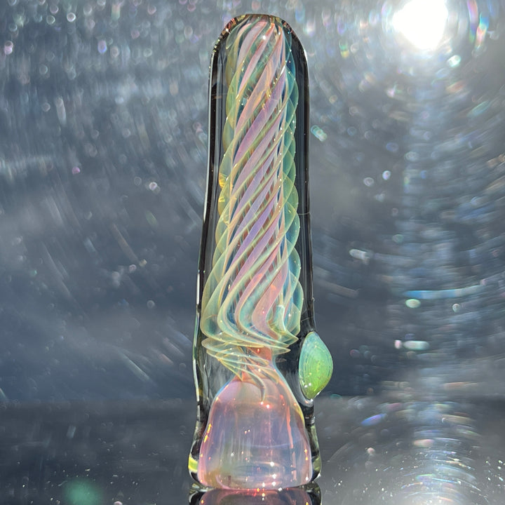 Thick Fume Chillum Glass Pipe Chuck Glass   