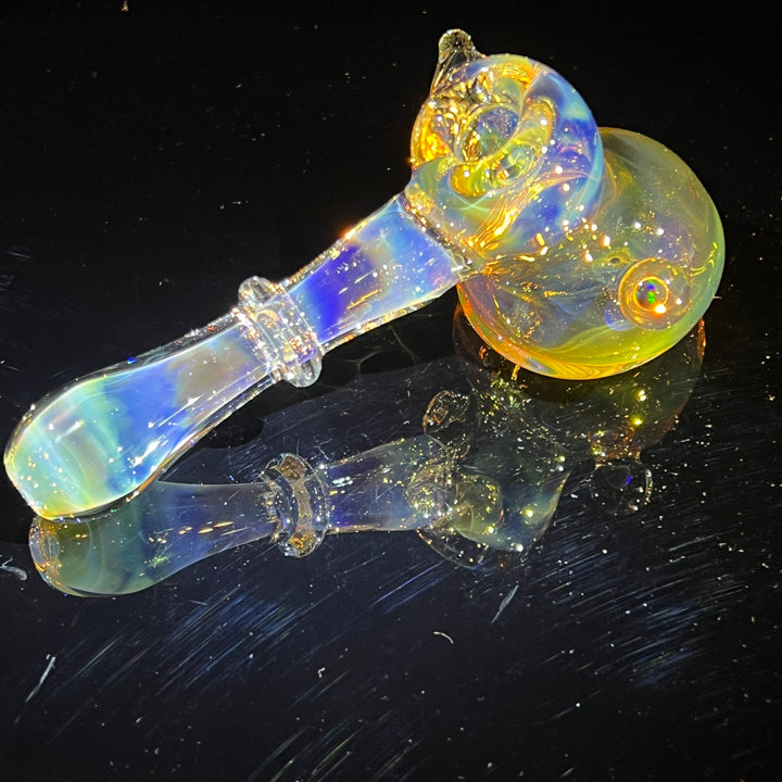 Silver Color Changing Glass Hammer Glass Pipe Tako Glass   