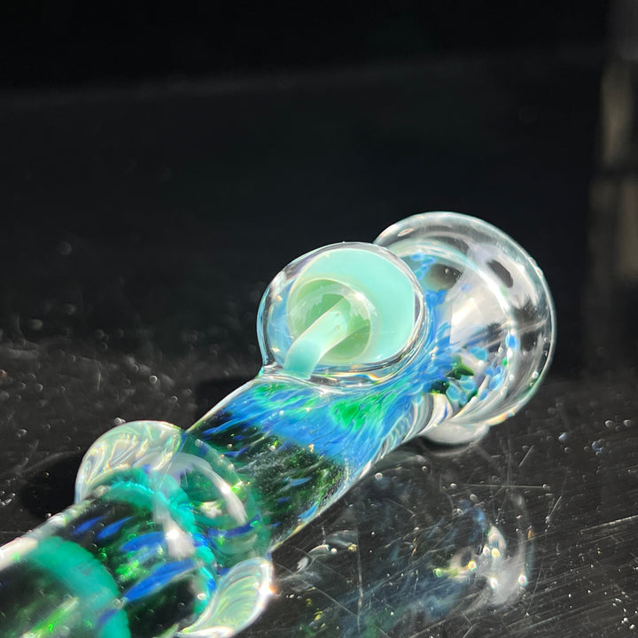 Mushroom Chillum Glass Pipe Beezy Glass   