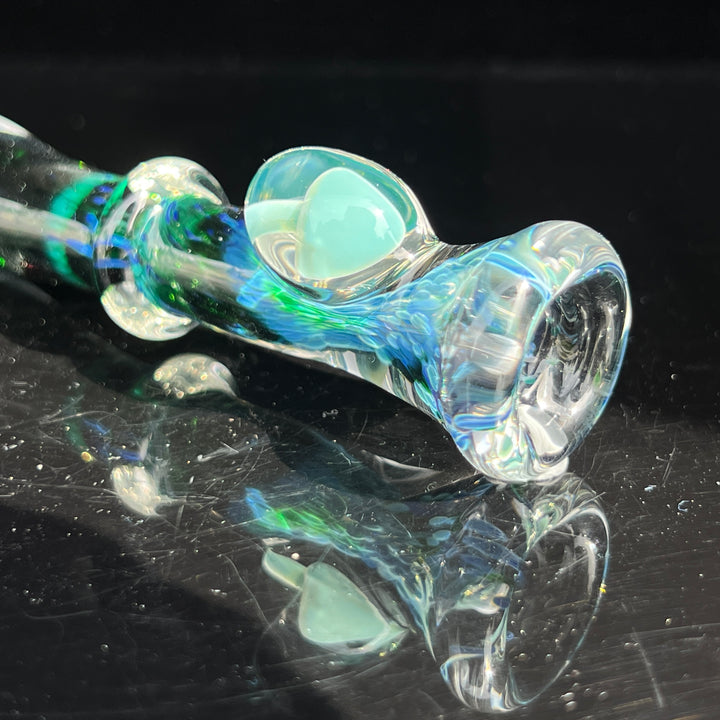 Mushroom Chillum Glass Pipe Beezy Glass   