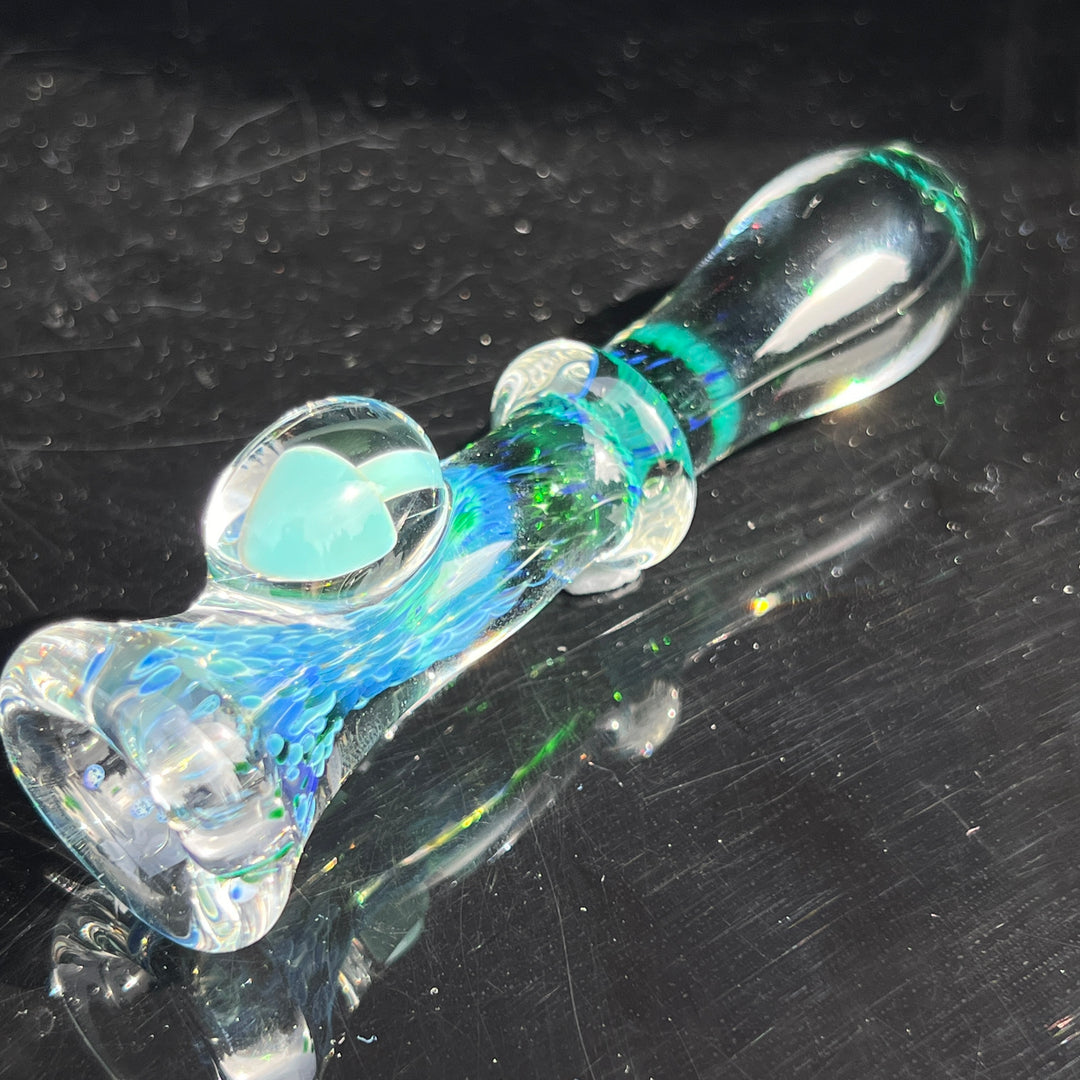 Mushroom Chillum Glass Pipe Beezy Glass   