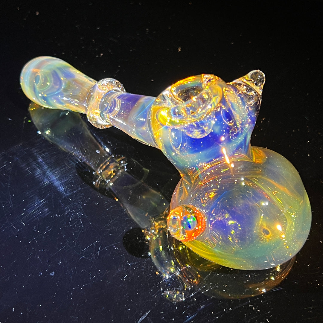 Silver Color Changing Glass Hammer Glass Pipe Tako Glass   