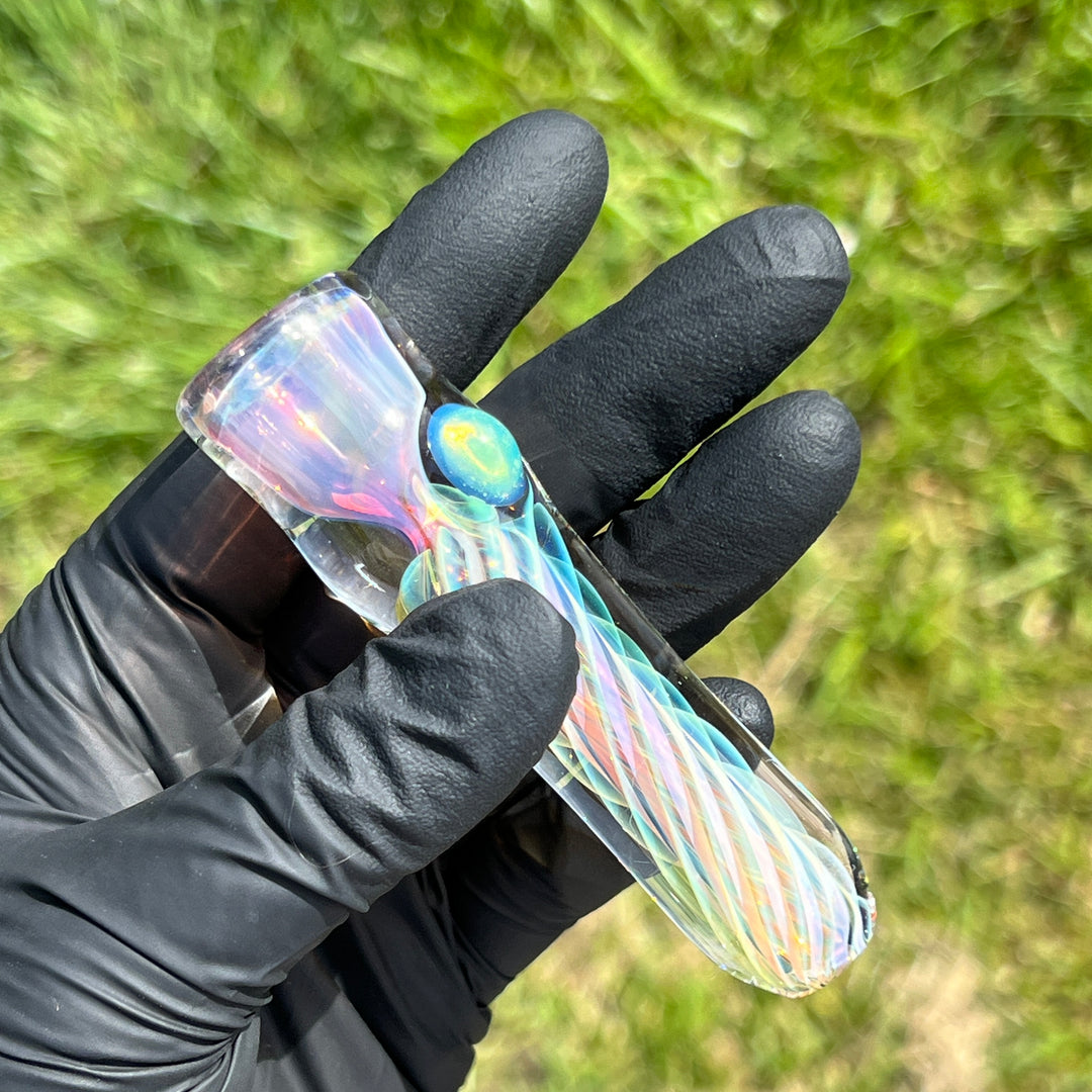 Thick Fume Chillum Glass Pipe Chuck Glass   