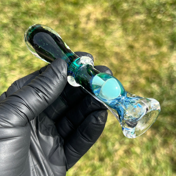 Mushroom Chillum Glass Pipe Beezy Glass   