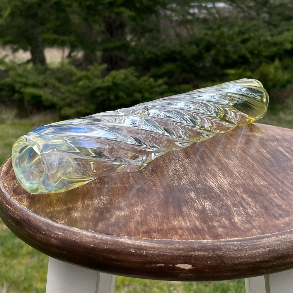 12" Twisted Fume Steamroller Glass Pipe USA