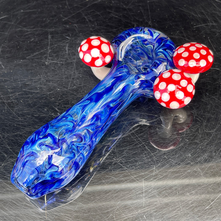 Mushroom Glass Pipe Combo Glass Pipe GXG Studio   