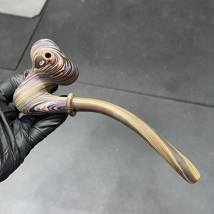 The Champion Wood Grain Gandalf Pipe Glass Pipe Wazoo Glass