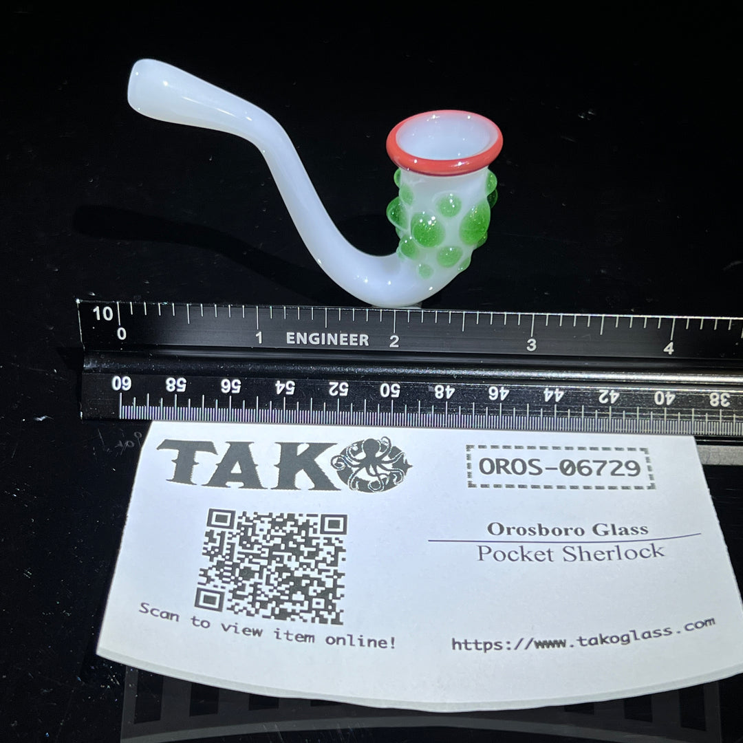 Pocket Sherlock Glass Pipe Orosboro Glass   