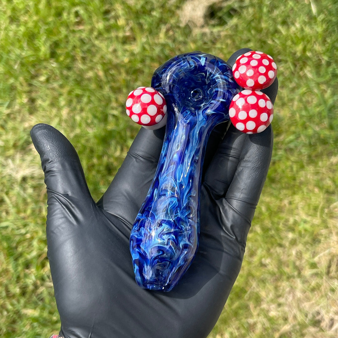 Mushroom Glass Pipe Combo Glass Pipe GXG Studio   