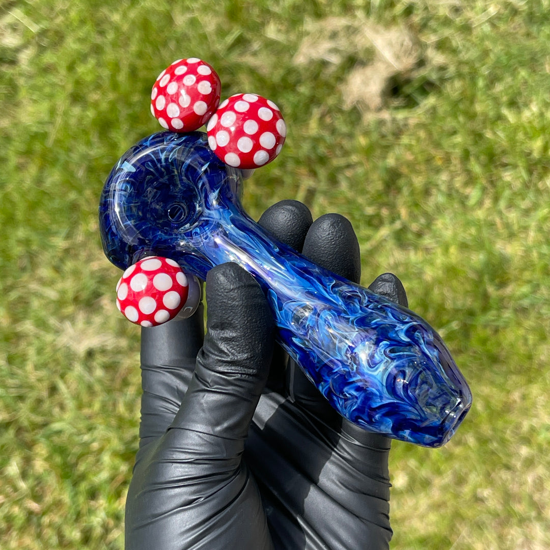 Mushroom Glass Pipe Combo Glass Pipe GXG Studio   