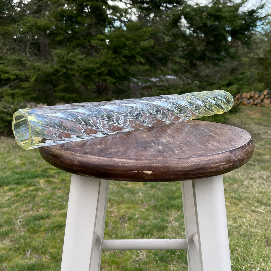 18" Twisted Fume Steamroller Glass Pipe TG