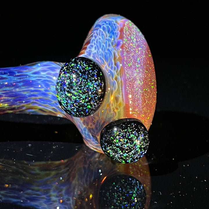 Custom Large Nebula Cropal Spoon Glass Pipe Tako Glass   