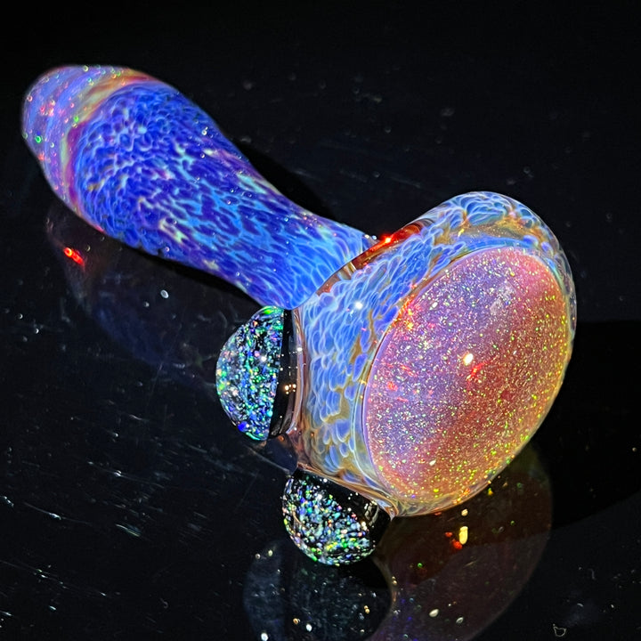 Custom Large Nebula Cropal Spoon Glass Pipe Tako Glass   