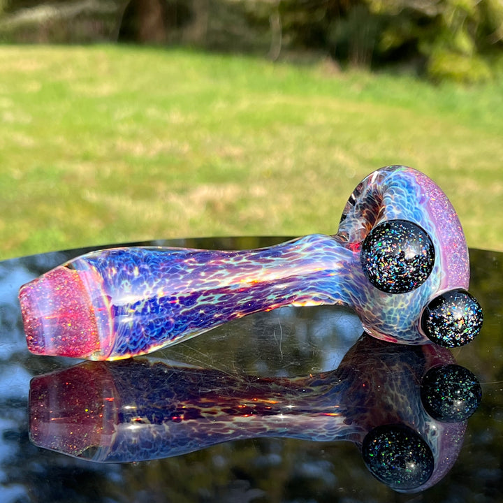 Custom Large Nebula Cropal Spoon Glass Pipe Tako Glass   